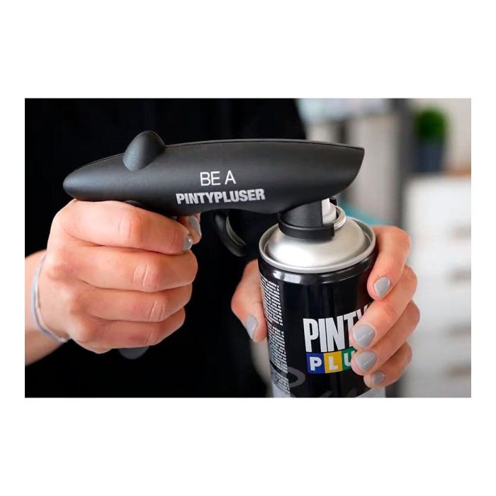 Pinty Plus Pistola spray Pinty pluser - Aplicador universal para aerosoles, reduce el cansancio al pintar 2