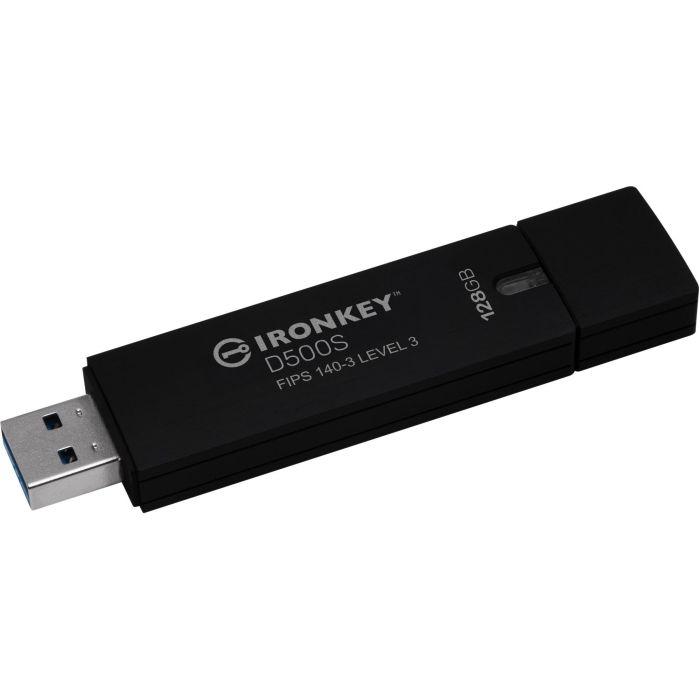 Kingston IronKey D500S USB-Stick 128GB, Seguridad AES-256 FIPS 140-3, Lectura 260MB/s, USB 3.2 Gen 1, IP67 Resistente 6