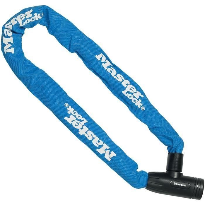 Master Lock 8391EURDPROCOLB Candado de Cadena Bicicleta con Llave, 90 cm, Azul Master Lock 8391EURDPROCOLB Candado de Cadena Bicicleta con Llave, 90 cm, Azul