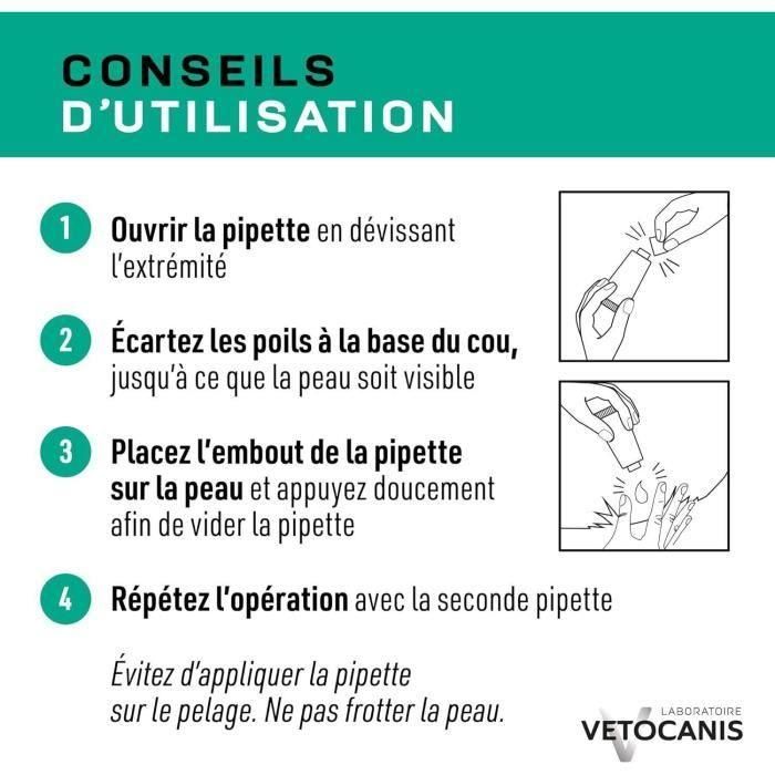 VETOCANIS 2 pipetas antipulgas y anti-garrapatas - Para gatitos - 2x 1 mes de protección 4 VETOCANIS 2 pipetas antipulgas y anti-garrapatas - Para gatitos - 2x 1 mes de protección 4