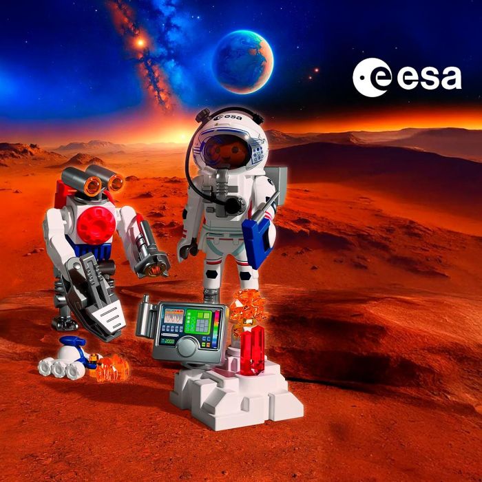 Playmobil 72014 - Set de Figuras Astronauta ESA con Robot y Mars Crawler, Juguete de Exploración Espacial y Misión a Marte para Niños +4 años 4 Playmobil 72014 - Set de Figuras Astronauta ESA con Robot y Mars Crawler, Juguete de Exploración Espacial y Misión a Marte para Niños +4 años 4
