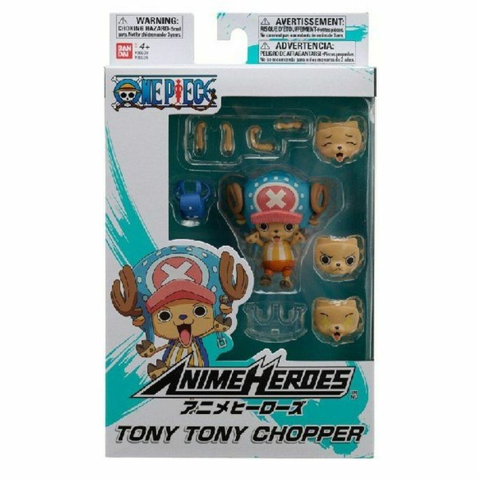 Bandai 36936 Anime Heroes One Piece - Figura de Acción Chopper 17 cm, 16 Puntos Articulados, Detallada para Coleccionistas 0 Bandai 36936 Anime Heroes One Piece - Figura de Acción Chopper 17 cm, 16 Puntos Articulados, Detallada para Coleccionistas 0