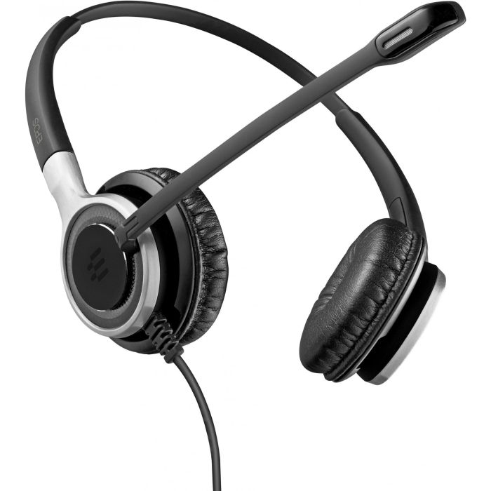 EPOS Auriculares Diadema Alámbrico Impact SC 660 para Llamadas/Música, Binaurales, Negro/Plata 4