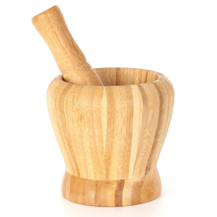 Cook Concept Mortero con Mano de Bambú, Ø10 cm x 16 cm 3