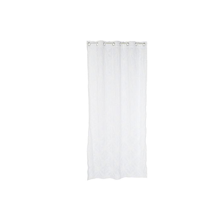 Cortina Boho DKD Home Decor Blanco 260 x 140 cm (2 Unidades) 4