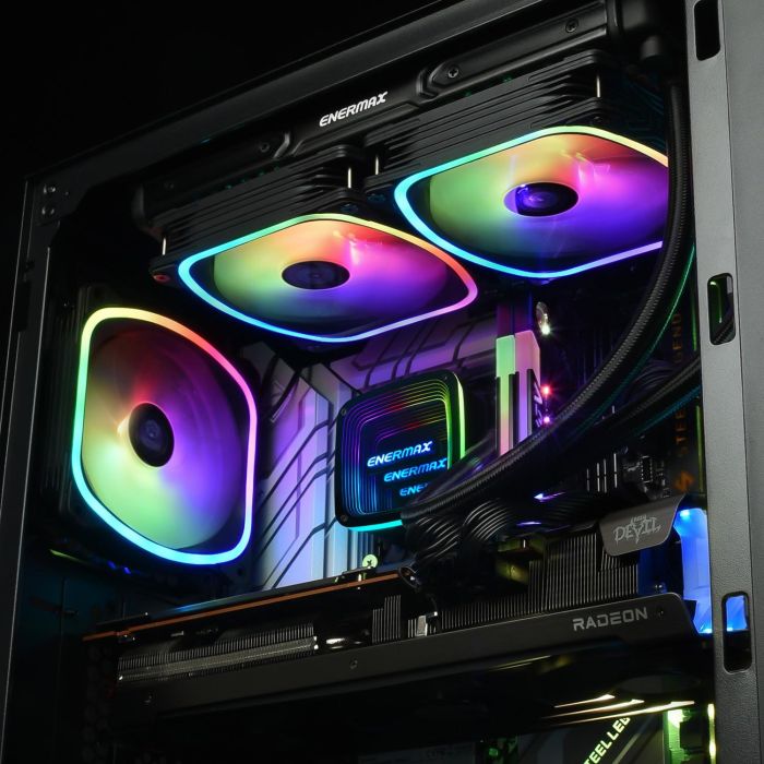 Enermax Kit Refrigeración Líquida CPU Aquafusion ADV 240mm con Iluminación RGB, Alto Rendimiento para Gaming y Workstation Intel/AMD 8 Enermax Kit Refrigeración Líquida CPU Aquafusion ADV 240mm con Iluminación RGB, Alto Rendimiento para Gaming y Workstation Intel/AMD 8