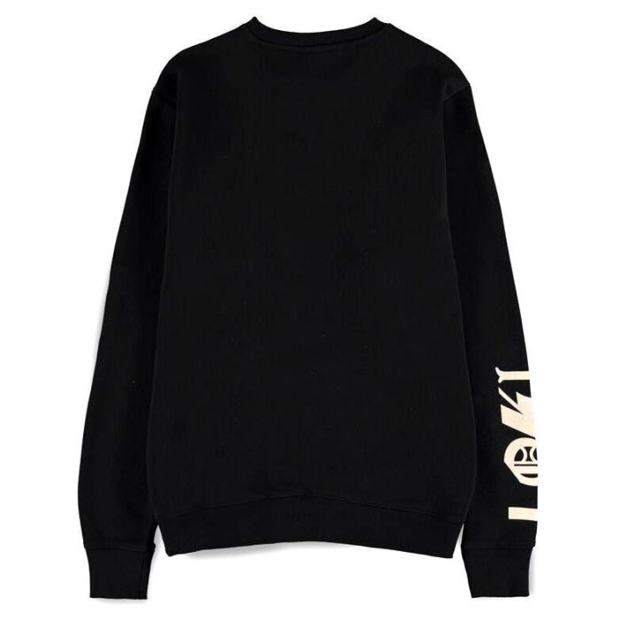 DIFUZED Sudadera Logo Text Loki Marvel Algodón/PES Talla XL