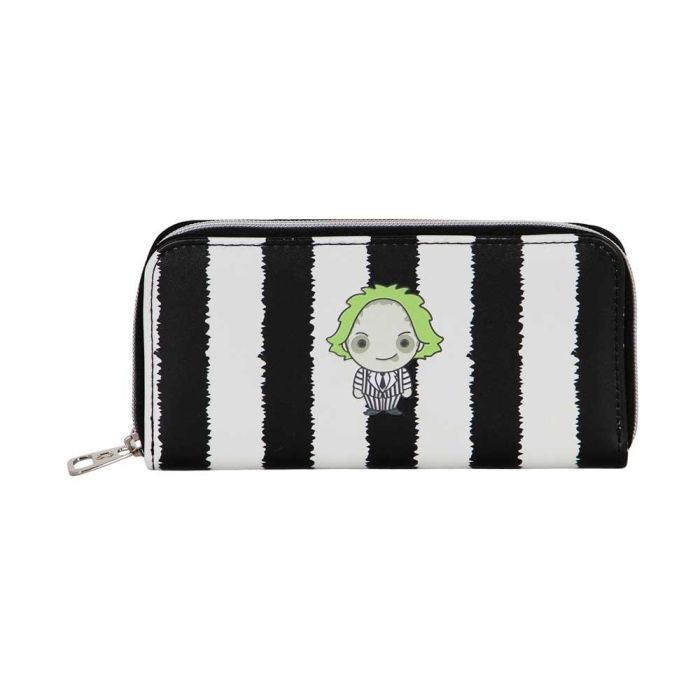 Billetero Essential Stripes Bitelchús / Beetlejuice Blanco 1