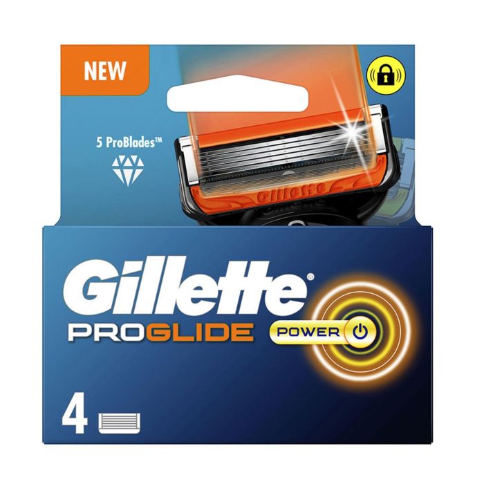 Gillette ProGlide Power Recambio de Cuchillas - Pack 4 Gillette ProGlide Power Recambio de Cuchillas - Pack 4