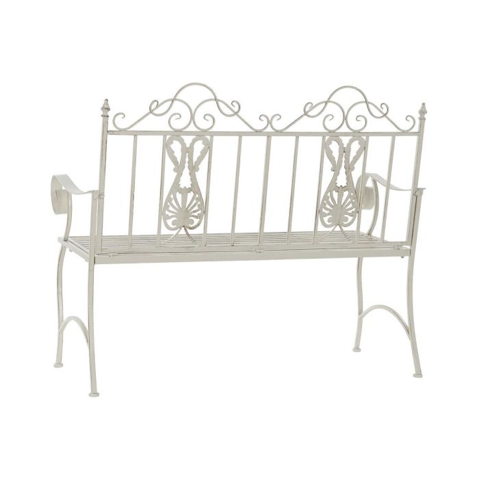 Banco DKD Home Decor Blanco 118 x 53 x 98 cm 1 Banco DKD Home Decor Blanco 118 x 53 x 98 cm 1