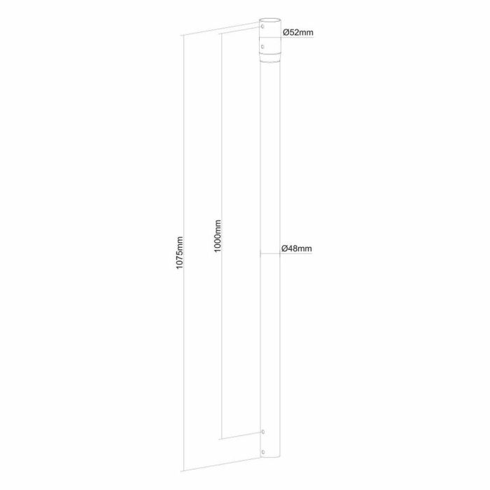 Barras de extensión Neomounts NS-EP100BLACK 100 kg 1