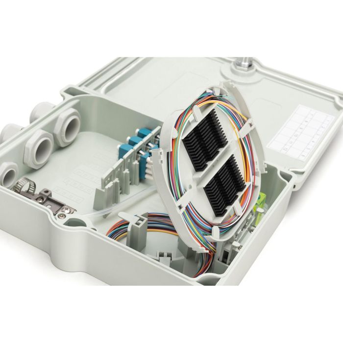 DIGITUS FTTH Box bestückt OS2 12Fasern LC/PC 8