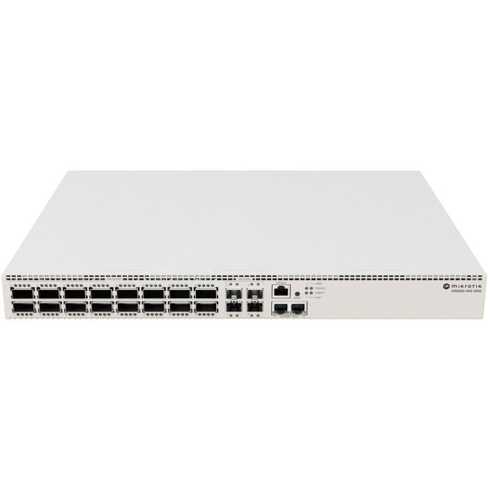 MikroTik CRS520-4XS-16XQ-RM Switch Ethernet Montaje en Rack 16x QSFP28 4x SFP28 con 2 Puertos 10G RouterOS 2 MikroTik CRS520-4XS-16XQ-RM Switch Ethernet Montaje en Rack 16x QSFP28 4x SFP28 con 2 Puertos 10G RouterOS 2