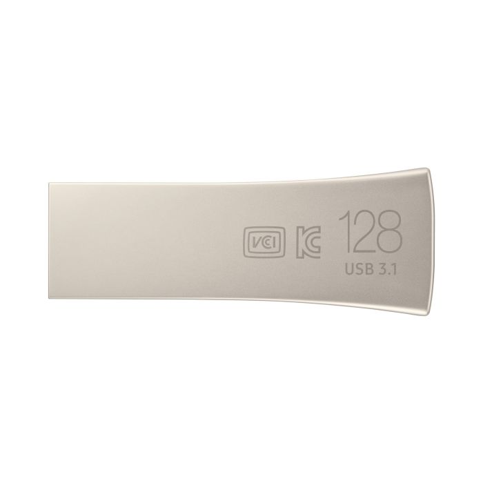 Samsung MUF-128BE3/APC Pendrive Memoria USB 128GB Bar Plus USB 3.1 Gen 1 300MB/s Lectura Color Champaign Siver Resistente 1 Samsung MUF-128BE3/APC Pendrive Memoria USB 128GB Bar Plus USB 3.1 Gen 1 300MB/s Lectura Color Champaign Siver Resistente 1