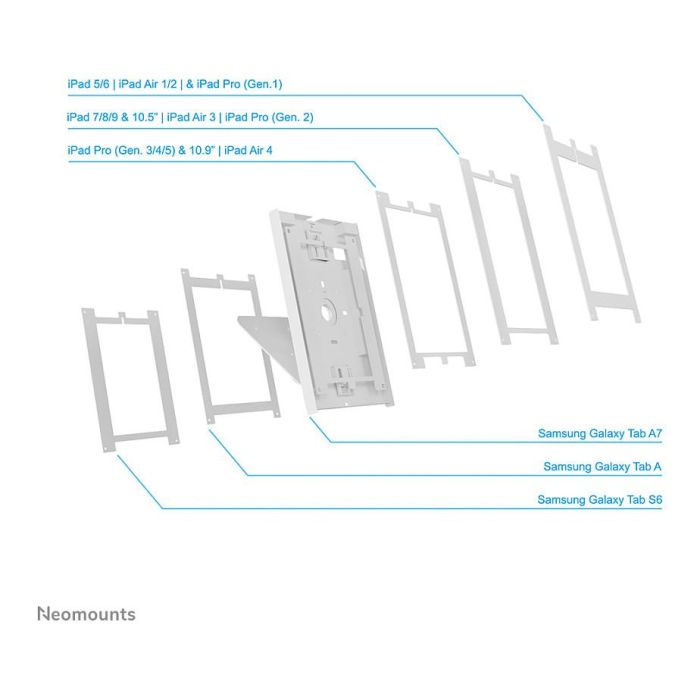 Soporte para Tablet Neomounts DS15-630WH1 Blanco Negro 3