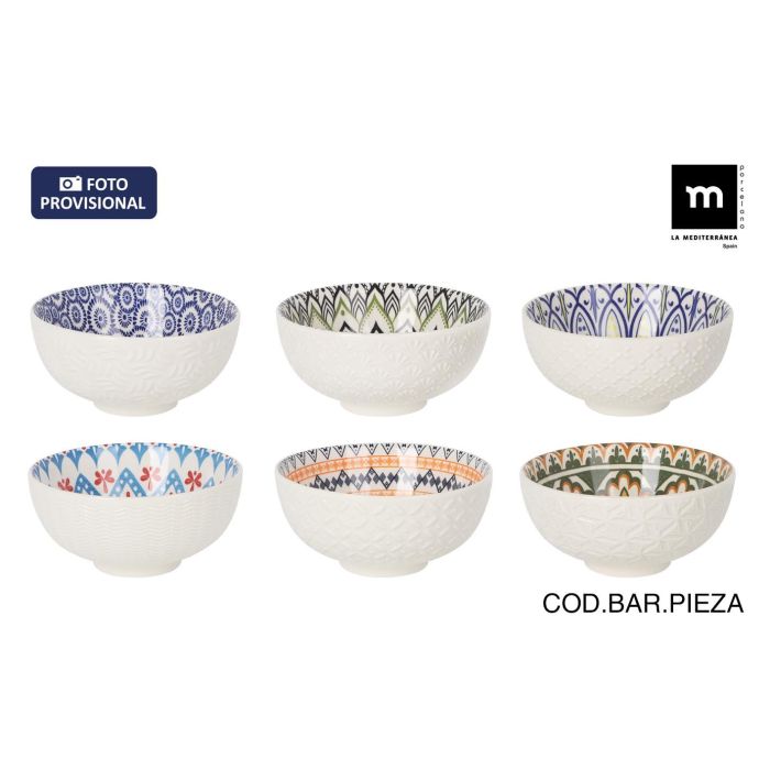 Bol Aperitivo Japonés Kaito Ø15.3x7.2 cm 6 Decoraciones/Relieves - Inde (18 Unidades) Bol Aperitivo Japonés Kaito Ø15.3x7.2 cm 6 Decoraciones/Relieves - Inde (18 Unidades)