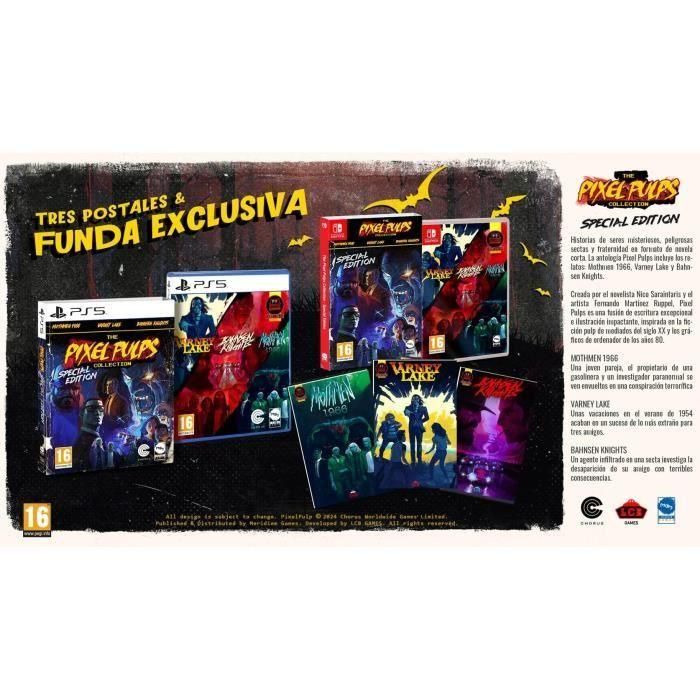 The Pixel Pulps Collection - Juego de Nintendo Switch - Edición especial 1 The Pixel Pulps Collection - Juego de Nintendo Switch - Edición especial 1