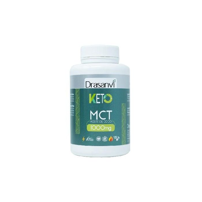DRASANVI MCT Oil Ácido Caprílico C8 y Cáprico C10 1000 mg para Dieta Keto 60 Cápsulas sin Gluten