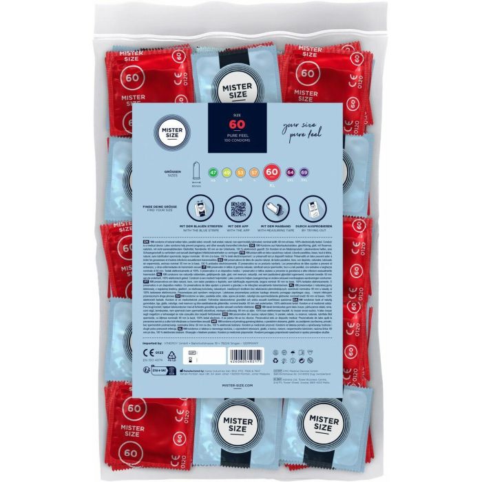 Preservativos Mister Size 100 Unidades Preservativos Mister Size 100 Unidades