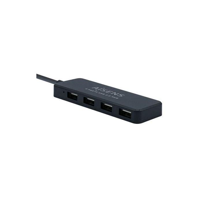 Aisens Hub Usb 2.0 Tipo A-M - 4Xtipo A-H Negro 30 cm Aisens Hub Usb 2.0 Tipo A-M - 4Xtipo A-H Negro 30 cm