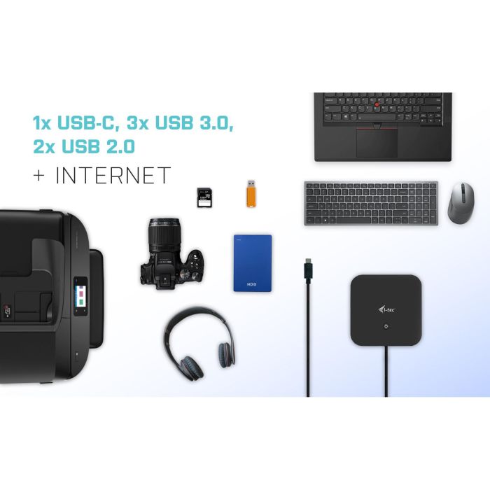 I-Tec Docking Station USB-C HDMI DisplayPort PD100W 6