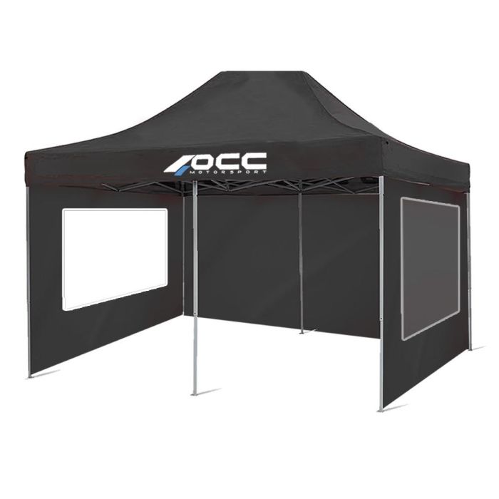 Pared de Carpa OCC Motorsport OCCCARP33 Negro Oxford 420D 6 x 2 m Ventana