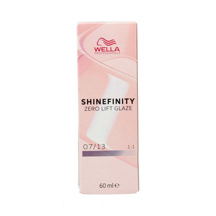 Wella Tinte Semipermanente Shinefinity 07/13 60ml - Coloración Profesional Cero Daño y Sin Amoníaco
