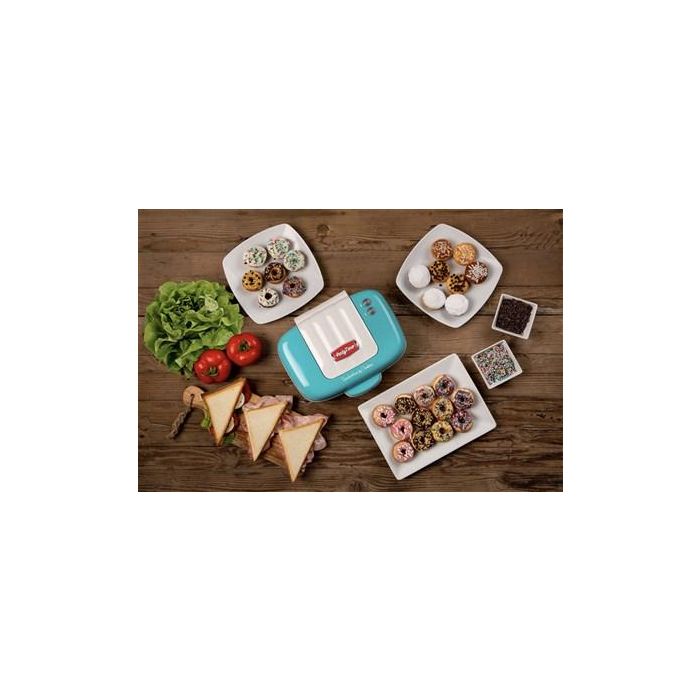 Ariete 1972/01 Sandwichera 3 en 1 Party Time para Donuts y Cupcakes, Azul 11 Ariete 1972/01 Sandwichera 3 en 1 Party Time para Donuts y Cupcakes, Azul 11