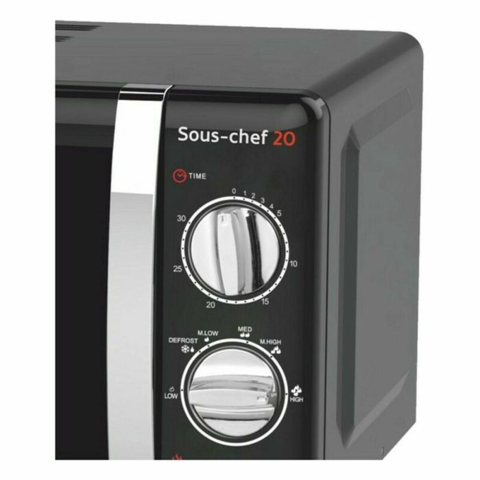 Microondas con Grill Haeger MW-70B.007A 20 L Negro 700W 1 Microondas con Grill Haeger MW-70B.007A 20 L Negro 700W 1