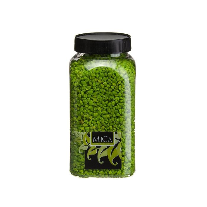 Mica Decorations 349108 Granulado decorativo 2-3mm verde 650ml 16x7,5x7,5cm