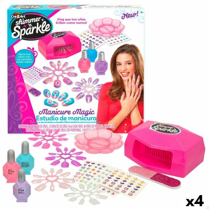 Set de Manicura Cra-Z-Art MAGIC 11 x 5,5 x 9,5 cm 4 Unidades Set de Manicura Cra-Z-Art MAGIC 11 x 5,5 x 9,5 cm 4 Unidades