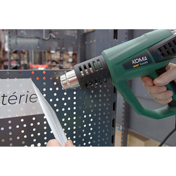 Koma Tools DC-2000 Decapador Aire Caliente 2000W 600°C 2 Posiciones de Temperatura y Flujo de Aire con 4 Boquillas 2 Koma Tools DC-2000 Decapador Aire Caliente 2000W 600°C 2 Posiciones de Temperatura y Flujo de Aire con 4 Boquillas 2
