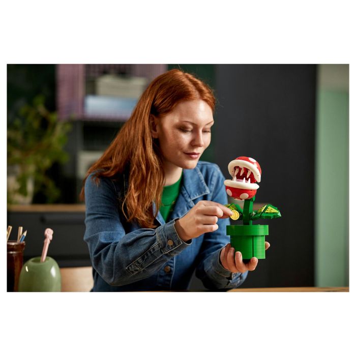 Lego Super Mario 71426 Planta Piraña, Figura Articulada con Tubo y 2 Piezas, Modelo para Adultos, Idea de Regalo 30