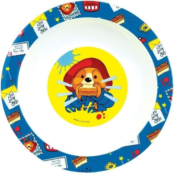 Fun House FUN3524550064802 Vajilla Reutilizable Paddington: Plato, Plato Hondo, Vaso, Botella de Agua y Fiambrera 2