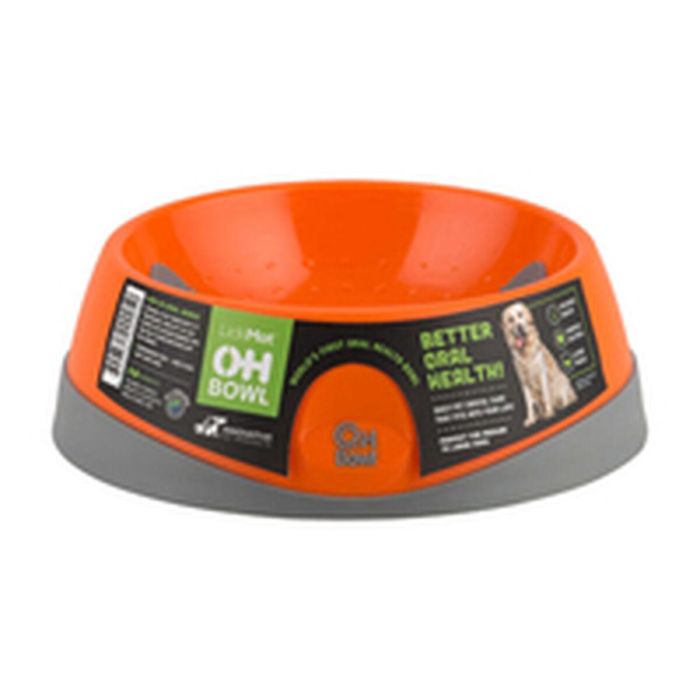 Lickimat Oh Bowl Bol Rígido para Perro M Naranja - Reduce Estrés, Ansiedad, Favorece Alimentación Lenta y Mejora Digestión 5 Lickimat Oh Bowl Bol Rígido para Perro M Naranja - Reduce Estrés, Ansiedad, Favorece Alimentación Lenta y Mejora Digestión 5