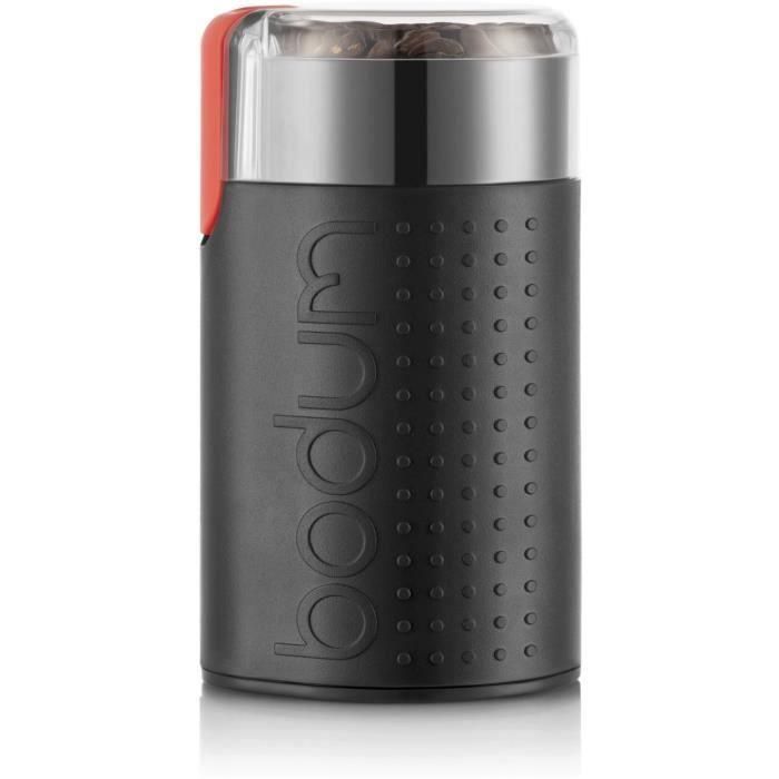 BODUM - Molinillo de café eléctrico de láminas, 150 W, mate