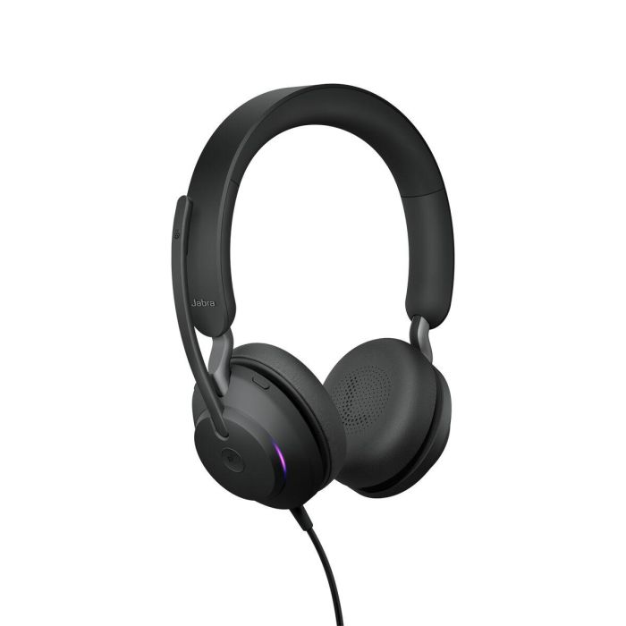 Jabra Evolve2 40 SE Auriculares USB C/A MS Stereo Negros con Micrófono Boom y Conexión Alámbrica para Llamadas/Música 1