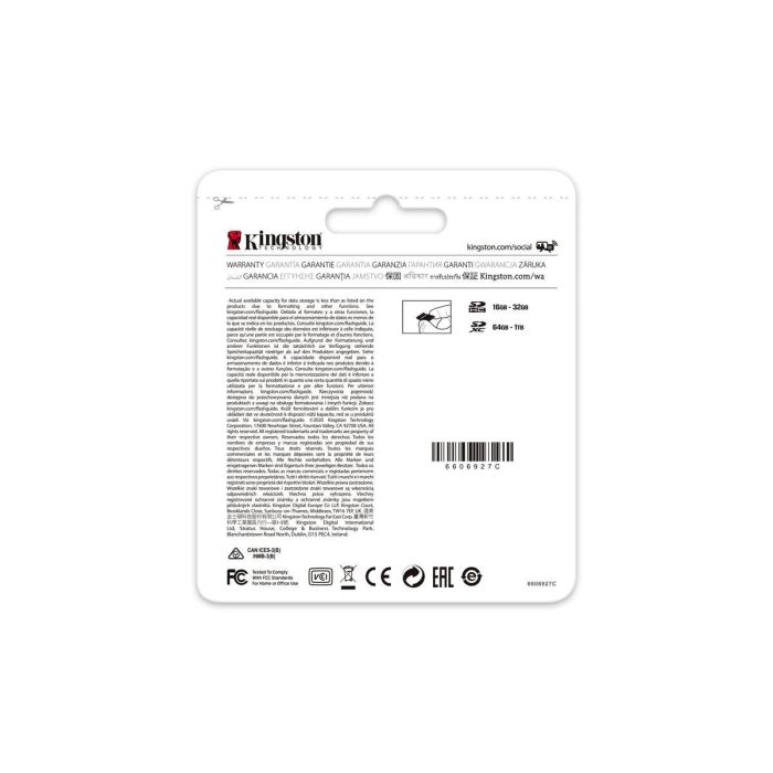 Tarjeta Micro SD Kingston SDCG3/1TB 1 TB 1