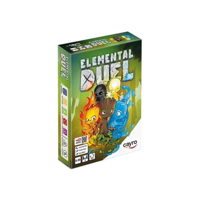 Juego cartas elemental duel 11x15x3 3 Juego cartas elemental duel 11x15x3 3
