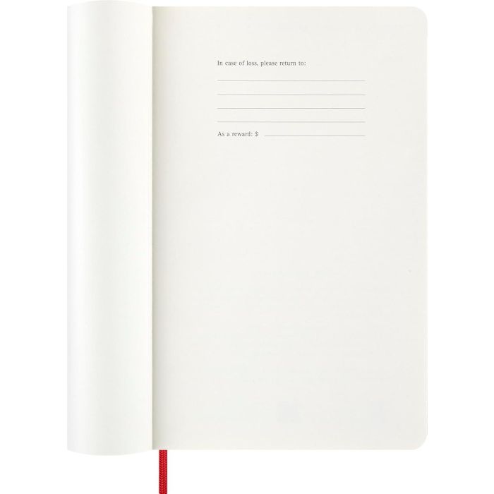 Agenda 2026 Tapa Blanda 12 Meses Diaria L (13 X 21 Cm) Rojo Moleskine Dsf212Dc3Y26 2