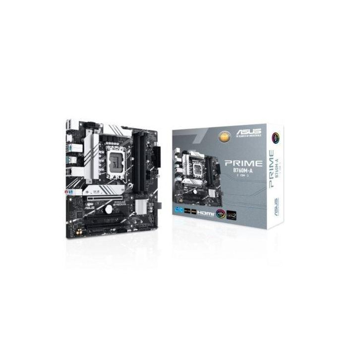 Asus PRIME B760M-A-CSM Placa Base Intel LGA 1700, B760, DDR5 hasta 128GB, 2HDMI+DP, 4SATA+2M.2, USB 3.2+USB-C, 2.5GB Ethernet, Micro ATX - 90MB1EK0-M1EAYC 0 Asus PRIME B760M-A-CSM Placa Base Intel LGA 1700, B760, DDR5 hasta 128GB, 2HDMI+DP, 4SATA+2M.2, USB 3.2+USB-C, 2.5GB Ethernet, Micro ATX - 90MB1EK0-M1EAYC 0