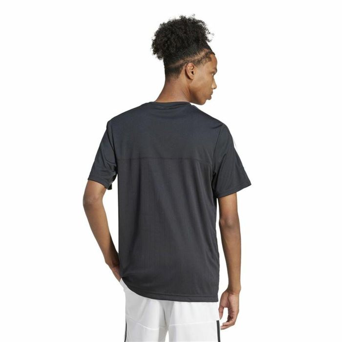 Camiseta de Manga Corta Hombre Adidas Tiro Q1 Negro 3