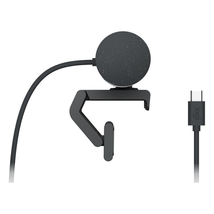 Logitech Brio 500 Webcam Full HD 1080p, Campo Visual Ajustable 90°/78°/65°, Enfoque Automático, Grafito