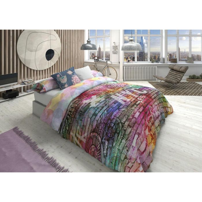 Juego de funda nórdica Lois FAME P. Gris Cama de 105 2 Piezas 1 Juego de funda nórdica Lois FAME P. Gris Cama de 105 2 Piezas 1