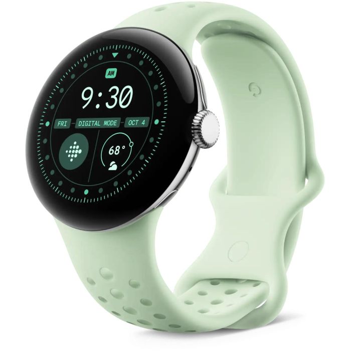 Google Pixel Watch 3 (41mm). Active Sport Band. Wintergreen. S 1 Google Pixel Watch 3 (41mm). Active Sport Band. Wintergreen. S 1