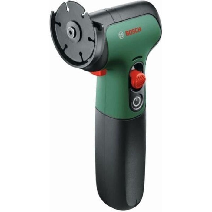 Bosch EasyCut Grind Mini Amoladora Inalámbrica de 1 Mano con Batería de Litio y Discos Multimaterial/Metálico