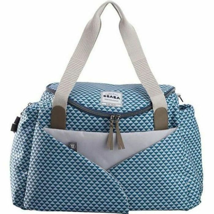 BEABA Bolso cambiador Sydney II PLAY PRINT Azul BEABA Bolso cambiador Sydney II PLAY PRINT Azul