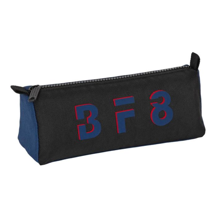 Estuche Escolar BlackFit8 Urban Negro Azul marino (21 x 8 x 7 cm)