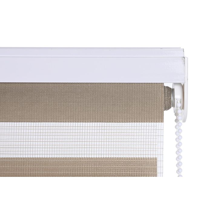 DKD Home Decor Estor Básico Día-Noche Marrón Poliéster 190 x 120 cm 3