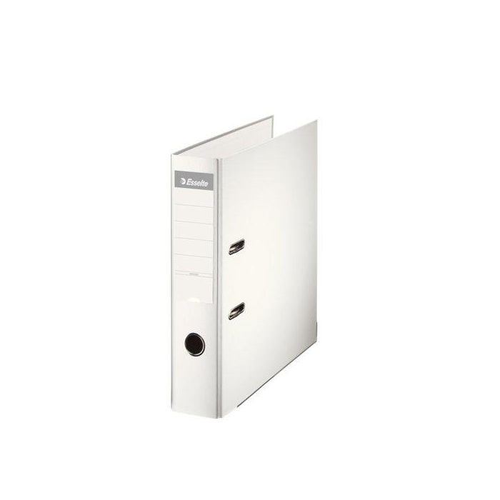 Archivador Palanca Esselte Plastico Forrado Con Rado A4 75Mm Blanco